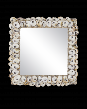 Currey 1348 - Oyster Shell Square Mirror