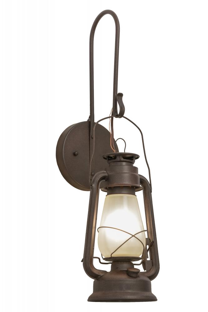 Large Rustic Lantern Wall Sconce