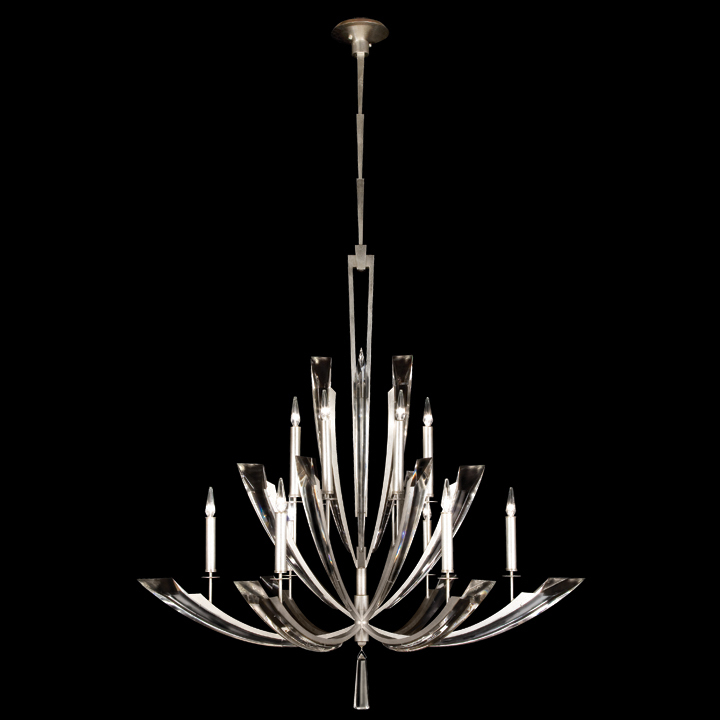 Vol de Cristal 54"W Round Chandelier