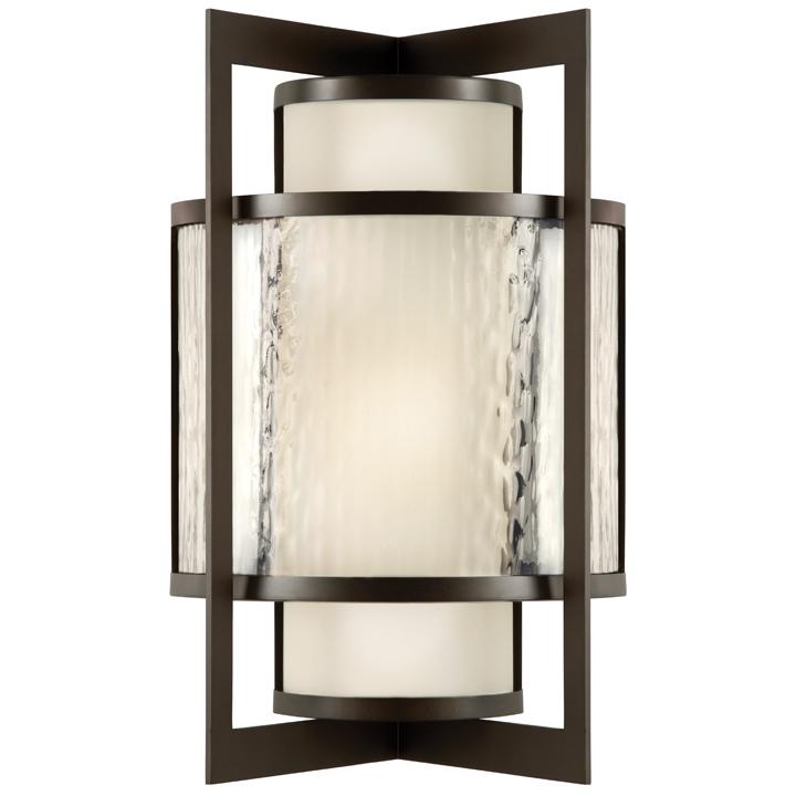 Singapore Moderne Outdoor 15"H Outdoor Wall Sconce